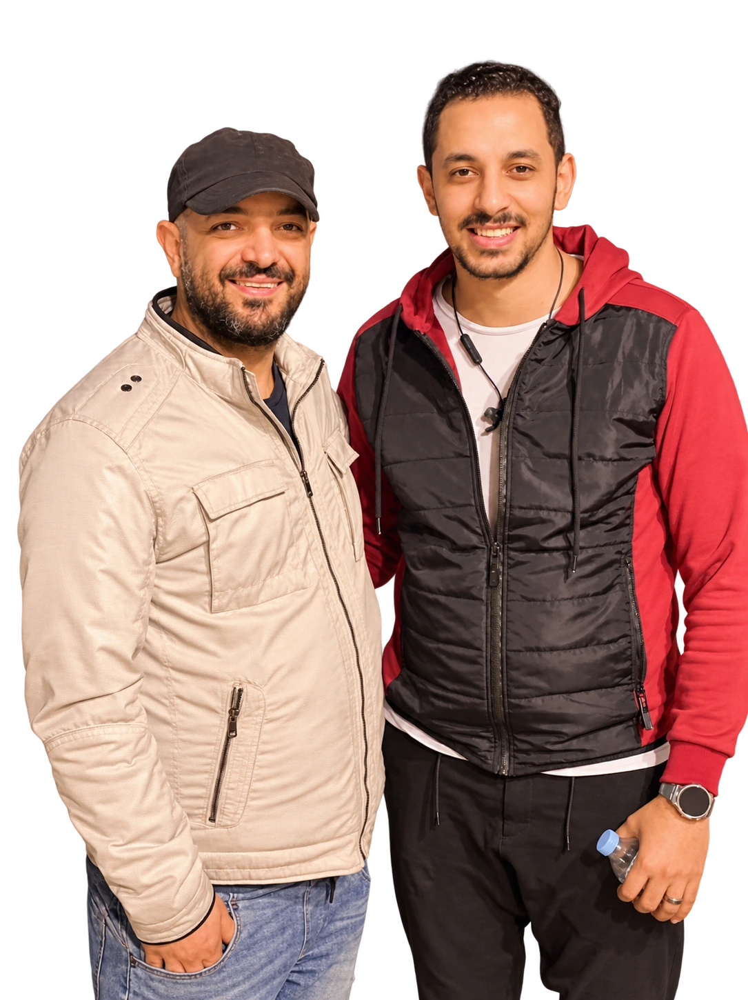 أ. أسامة أحمد مع متدرّبين من السويد