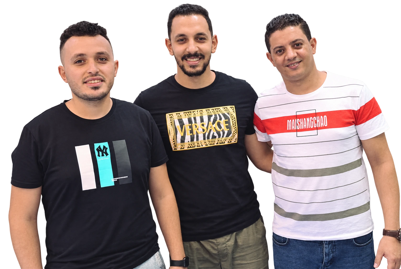 أ. أسامة أحمد مع متدرّبين من مصر