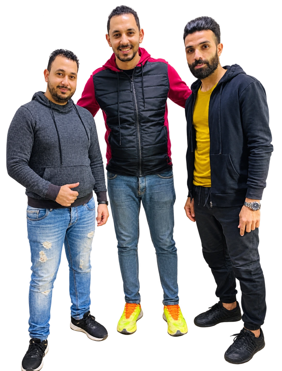 أ. أسامة أحمد مع متدرّبين من مصر