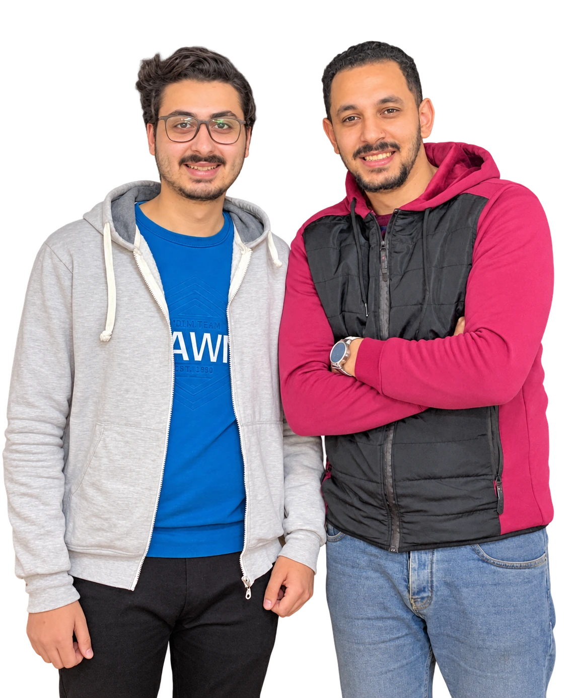 أ. أسامة أحمد مع متدرّبين من مصر
