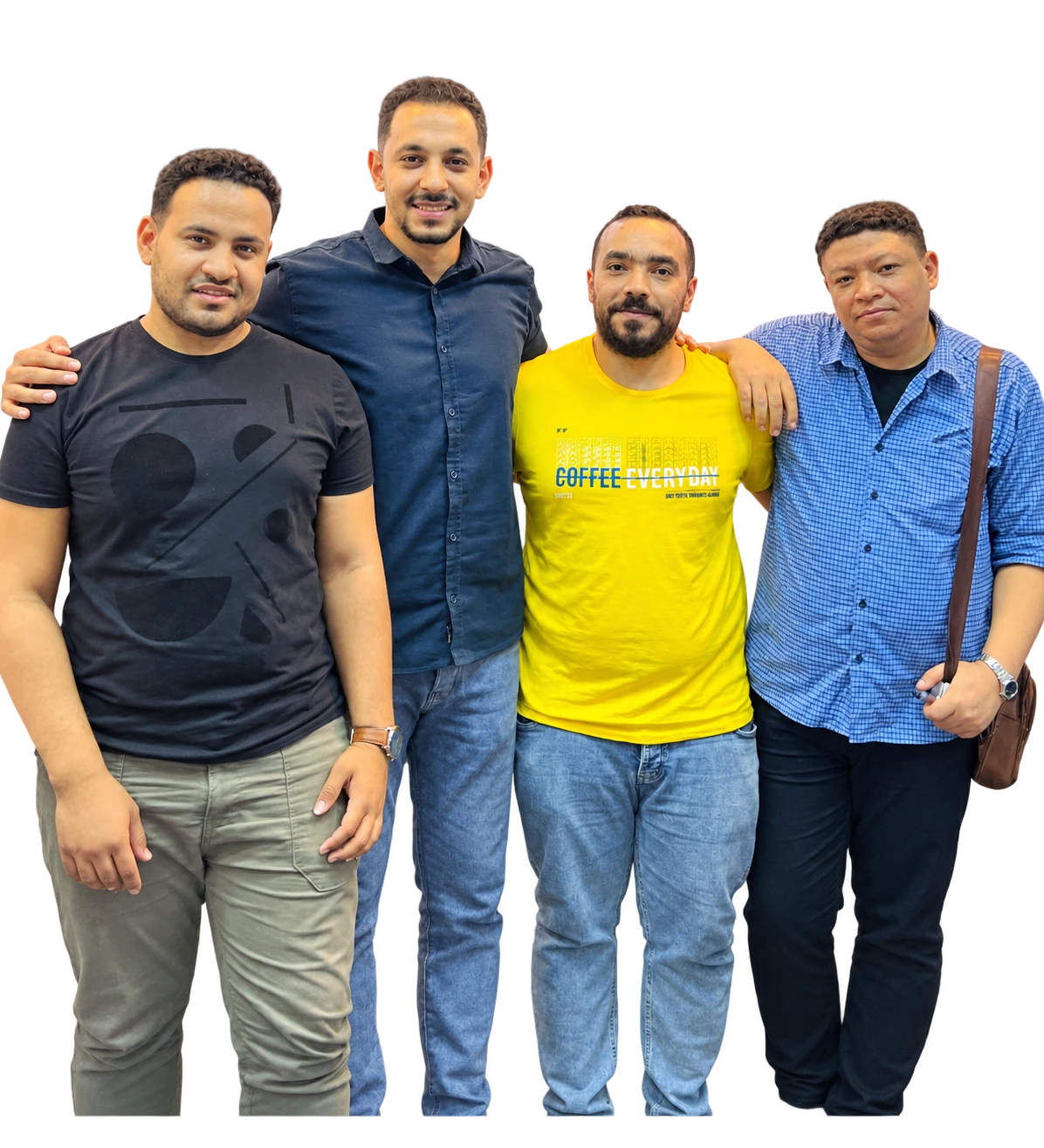 أ. أسامة أحمد مع متدرّبين من مصر