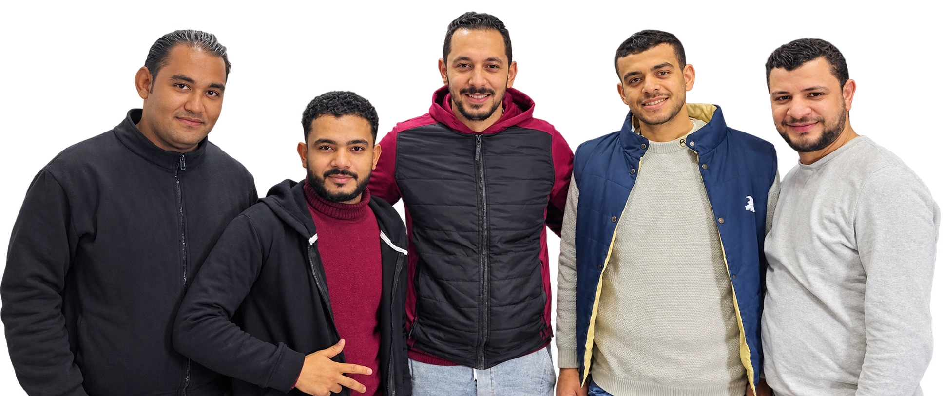 أ. أسامة أحمد مع متدرّبين من مصر