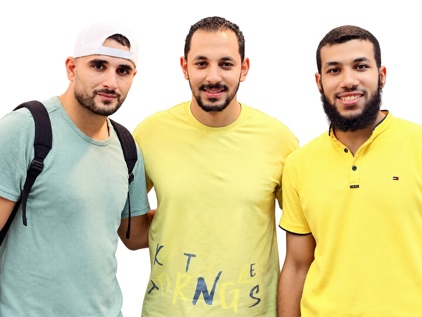 أ. أسامة أحمد مع متدرّبين من مصر وفلسطين